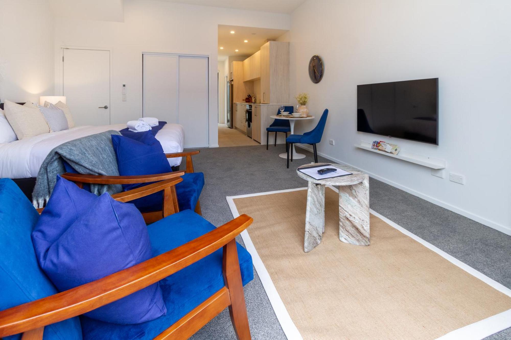Central Christchurch Santorini Style 1Br Studio Ngoại thất bức ảnh